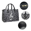 Music Notes Black Women's Handbag