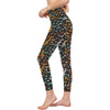 Colorful Music Notes Women's High-Waisted Leggings