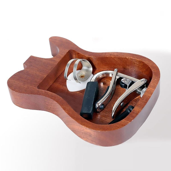 Wooden Guitar Accessories Storage Artistic Pod