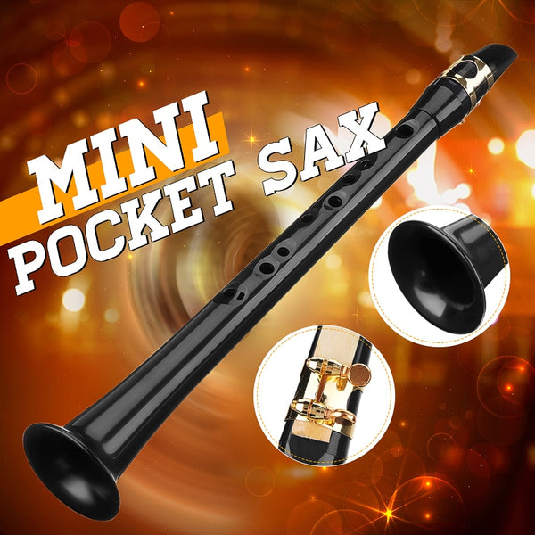Portable Mini Saxophone Mouthpiece Pocket Instrument Musical Little Sax  Z2B3