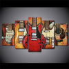 5 Pieces Guitar Canvas Art - { shop_name }} - Review