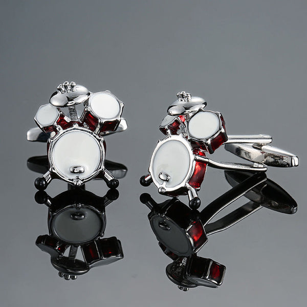 New Fashion Music Equipment Brown Violin Cufflinks Novelty Luxury Gift main image 1