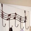 Music Notes Wall Hook Hangers - Artistic Pod