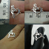 Music Note Heart Ring