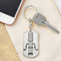 Violin Swivel Keychain