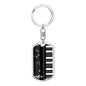 Music Notes Piano Keychain