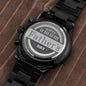 Piano Father's Day Chronograph Watch