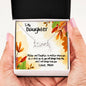 You Will Always Have Me Daughter Scripted Love Necklace