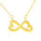 Daughter Infinity Hearts Necklace