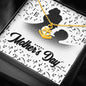 Music Notes Mother's Day Anchor Necklace