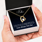 To My Mother Heart Necklace