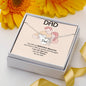Dad Left Me Beautiful Memories Dad Necklace
