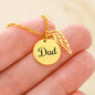 Dad I Miss You Necklace