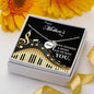 Piano Keys Music Mom Necklace