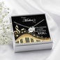 Piano Keys Music Mom Necklace