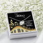 Piano Keys Music Mom Necklace