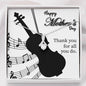 Violin Mother's Day Alluring Necklace