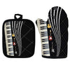 Piano Keys Microwave Glove And Pad - Piano Keys And Guitar - { shop_name }} - Review