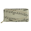 Music Notes Leather Wallet