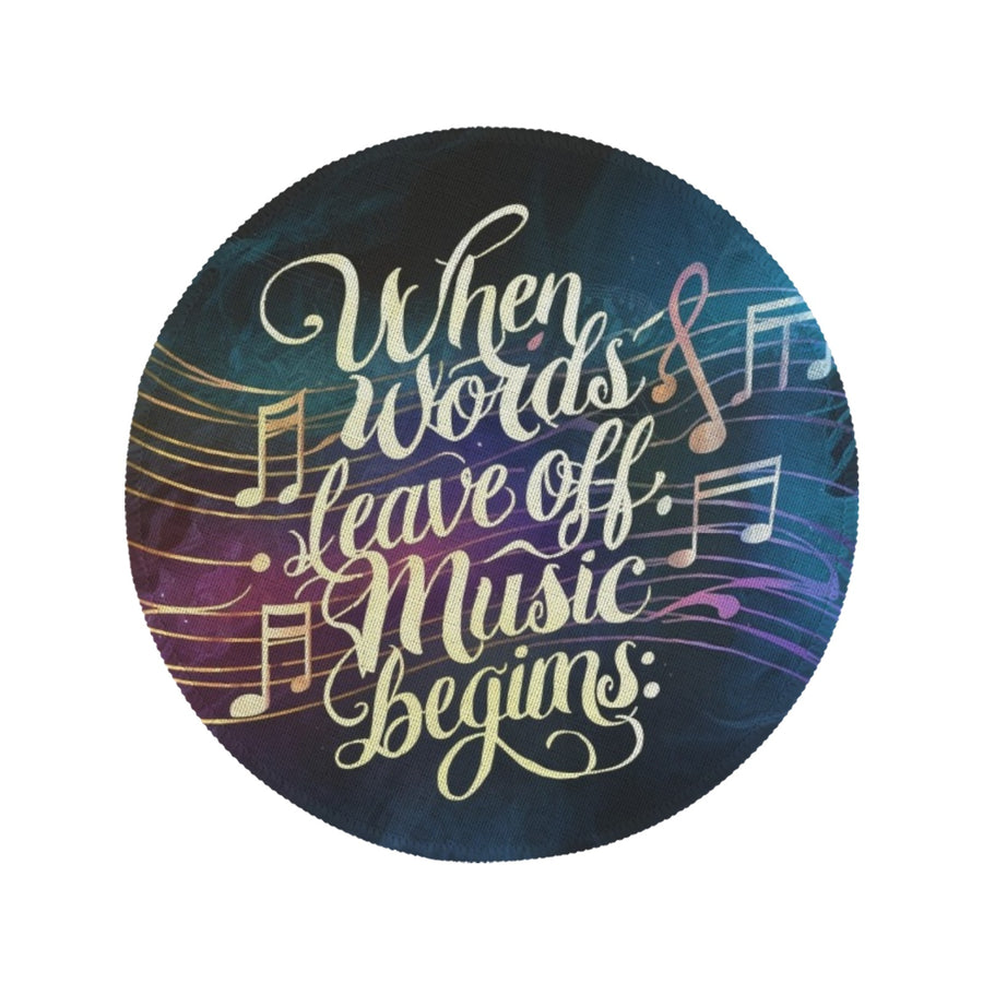 [USA Only] Music Begins Round Placemat
