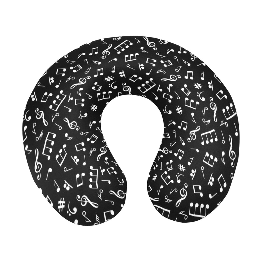 Double Music Design U-Shaped Travel Neck Pillow