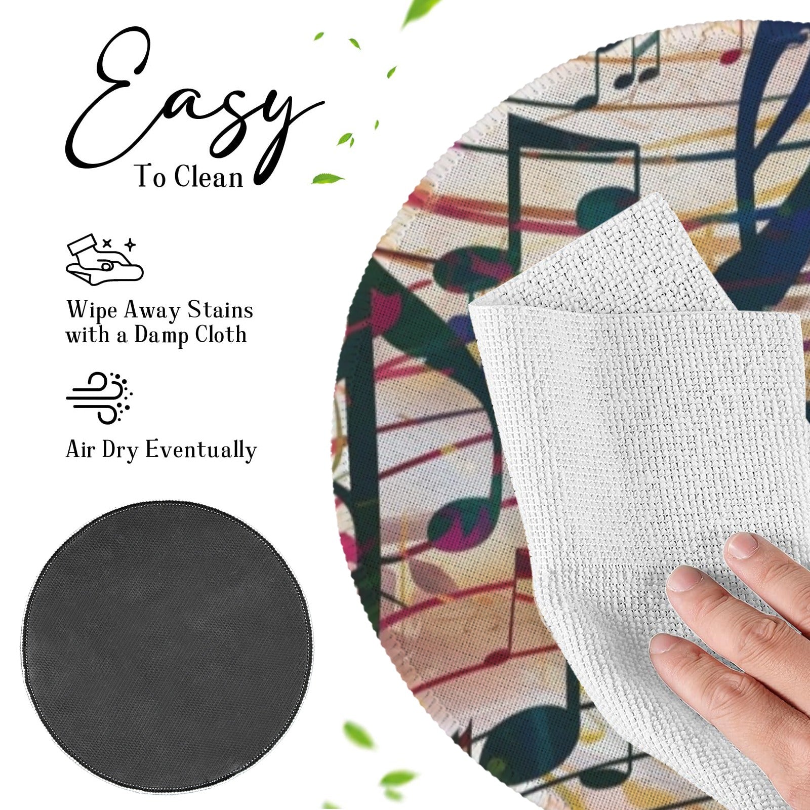 [USA Only] Treble Clef Round Placemat