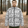 Music Scores Print Unisex Down Jacket