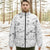 Simple Music Print Unisex Down Jacket