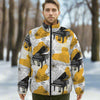 Grand Piano Print Unisex Down Jacket