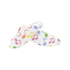 Rainbow Music Notes Women's Cotton Slippers