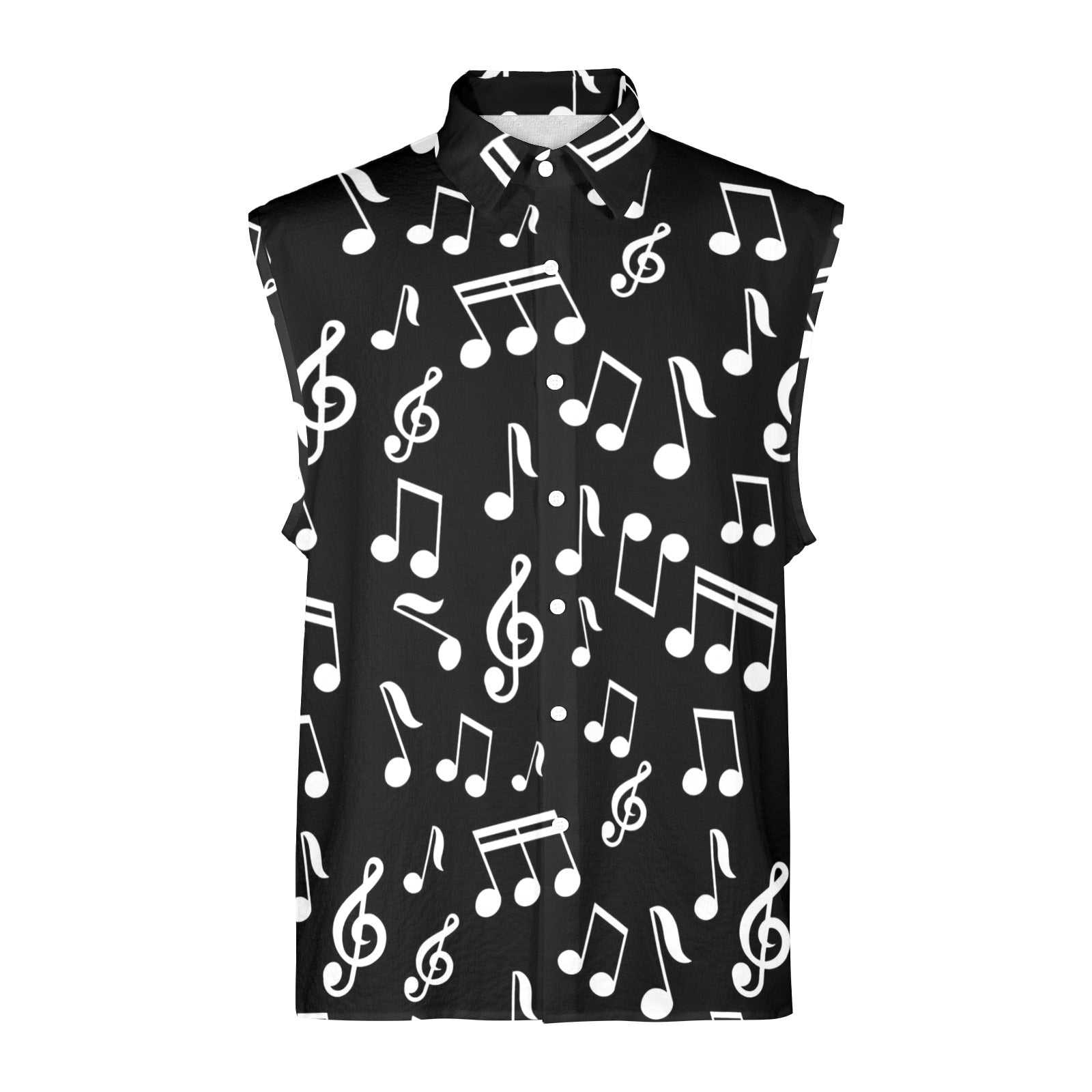 Music Dark Men's Sleeveless Shirt