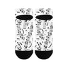 Flying Music Scores Women's Ankle Socks