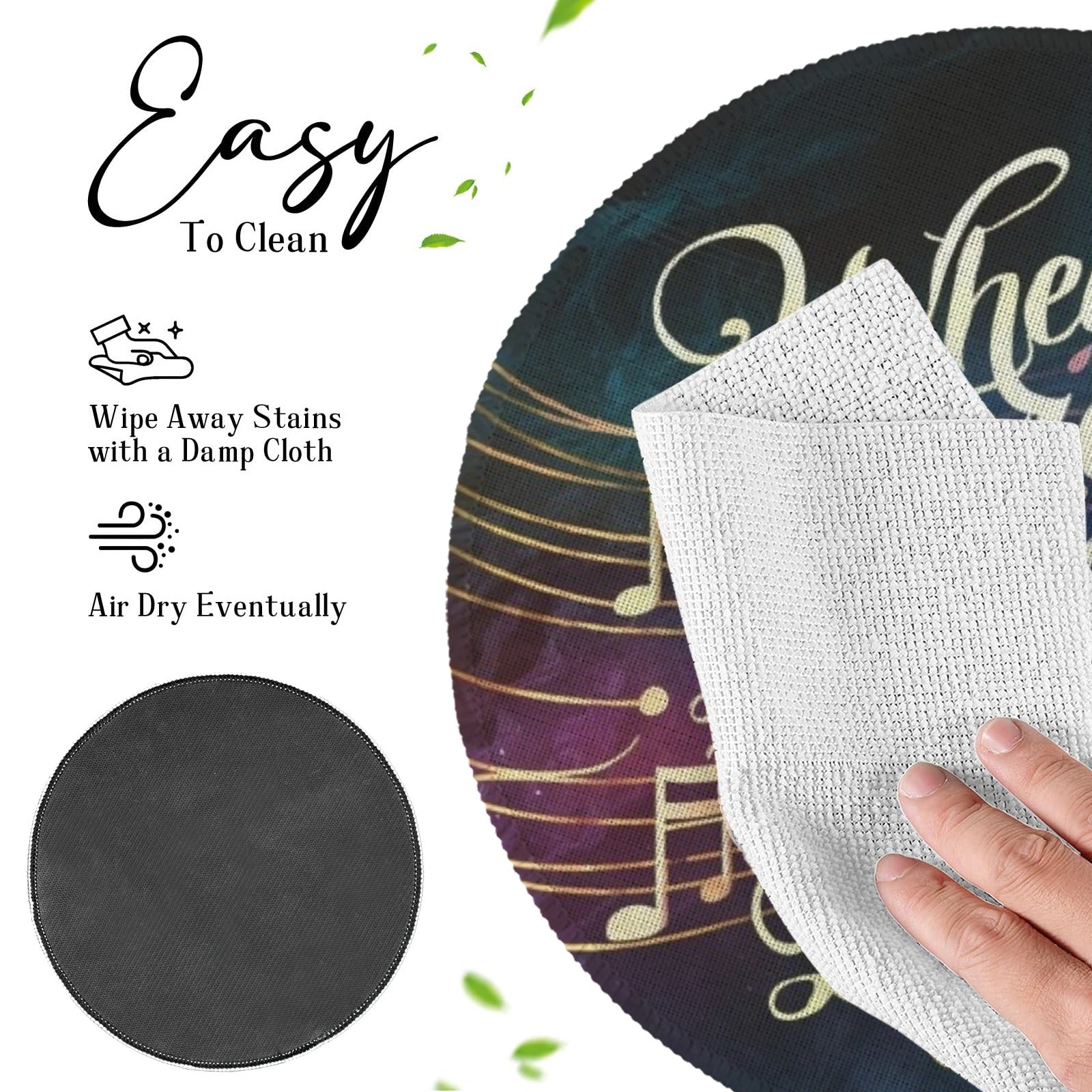 [USA Only] Music Begins Round Placemat