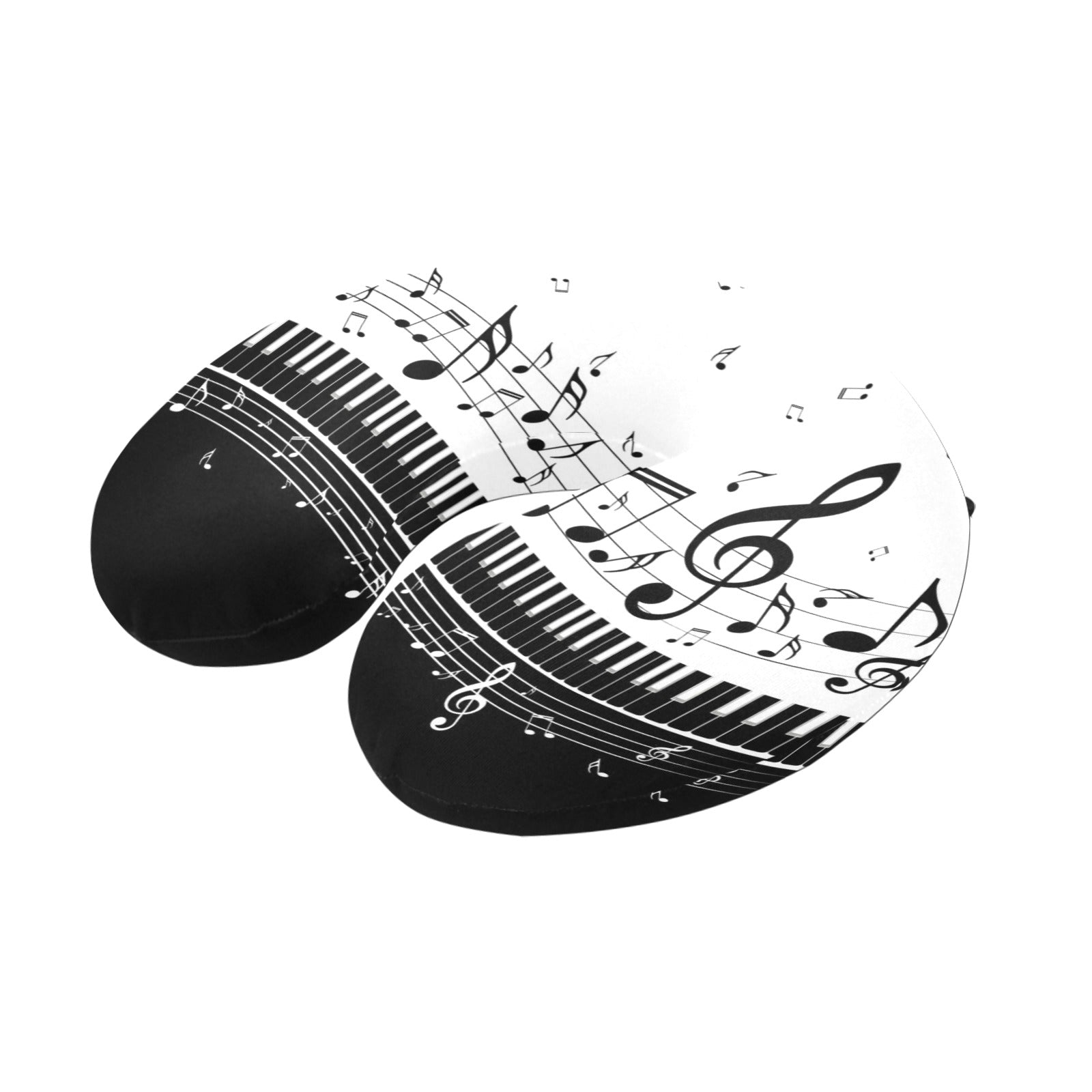Piano & Music U-Shaped Travel Neck Pillow