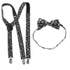 Adult Music Suspender & Bow Tie Suit Set