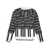 Love Music & Piano Women's Windbreaker