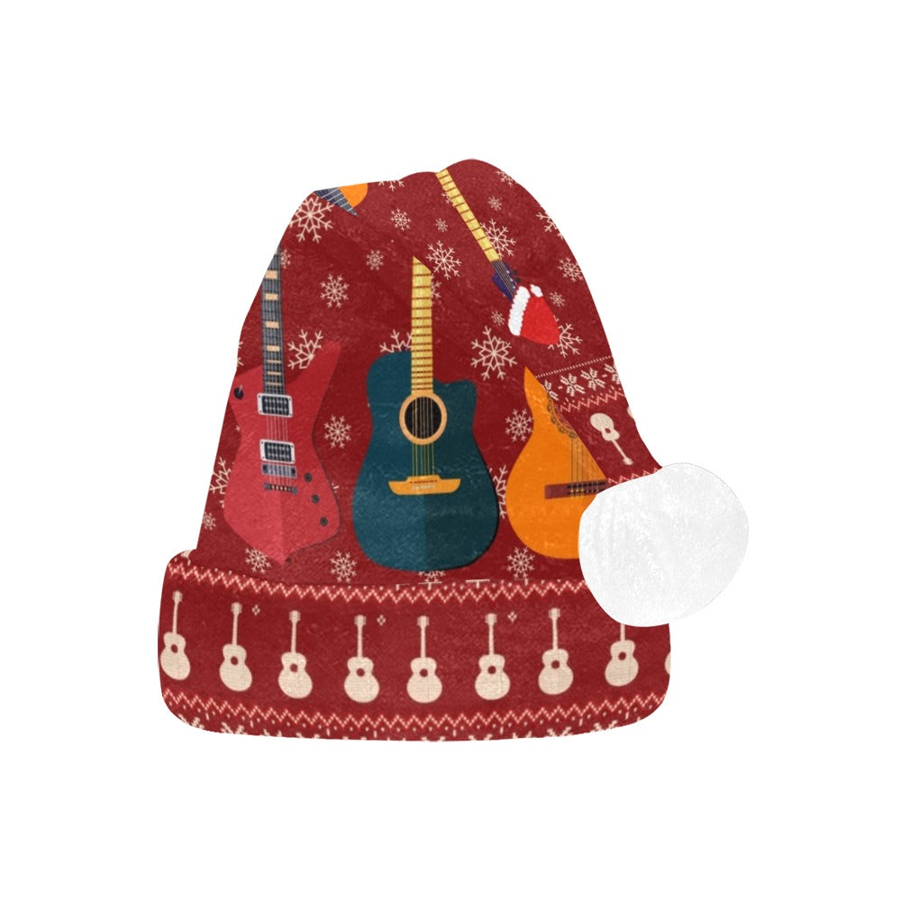 Guitar Collection Christmas Santa Hat