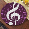 [USA Only] Music Purple Round Placemat