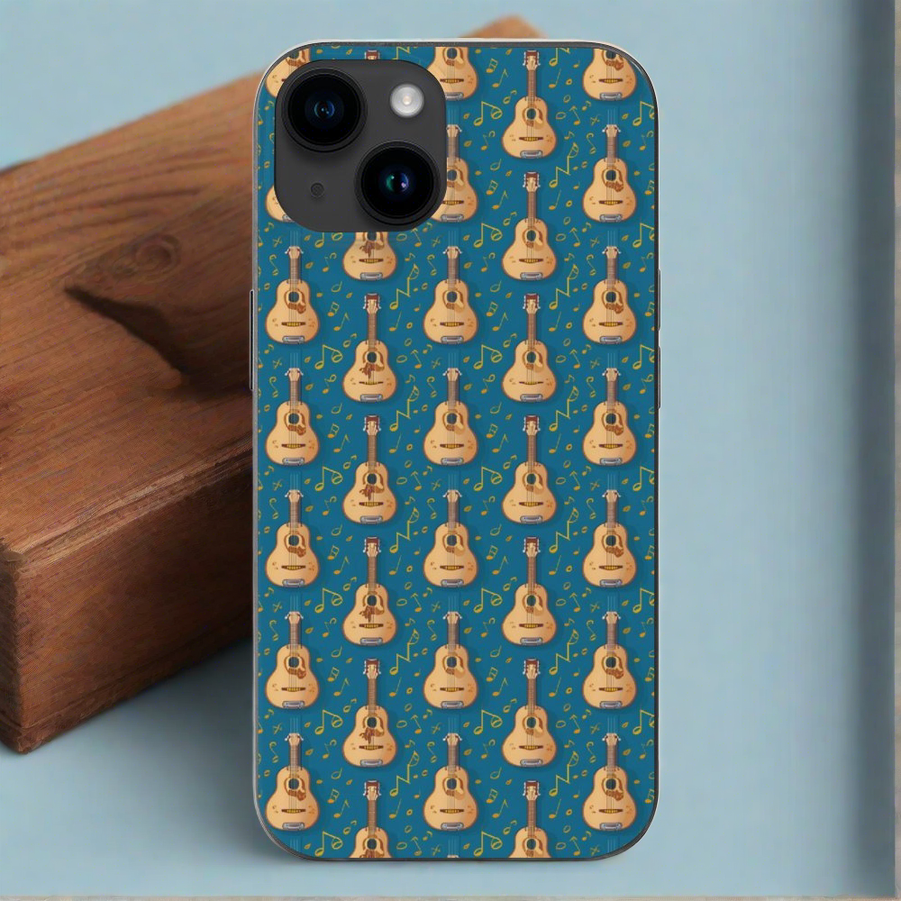 Guitar Pattern iPhone Phone Case