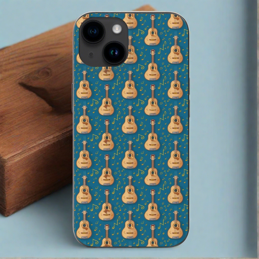 Guitar Pattern iPhone Phone Case