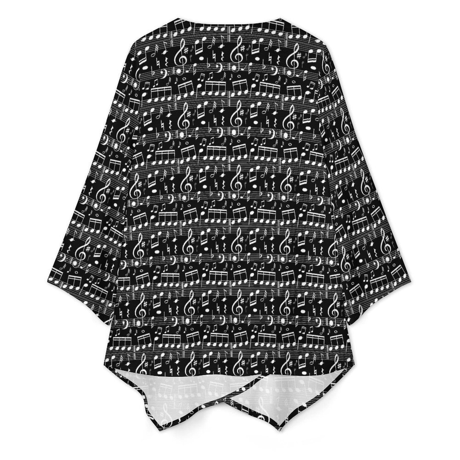 Music Women's V-Neck Zip Top