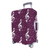 Purple Music Luggage Cover (26"-28")