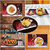 Snowy Music Christmas PVC Placemats