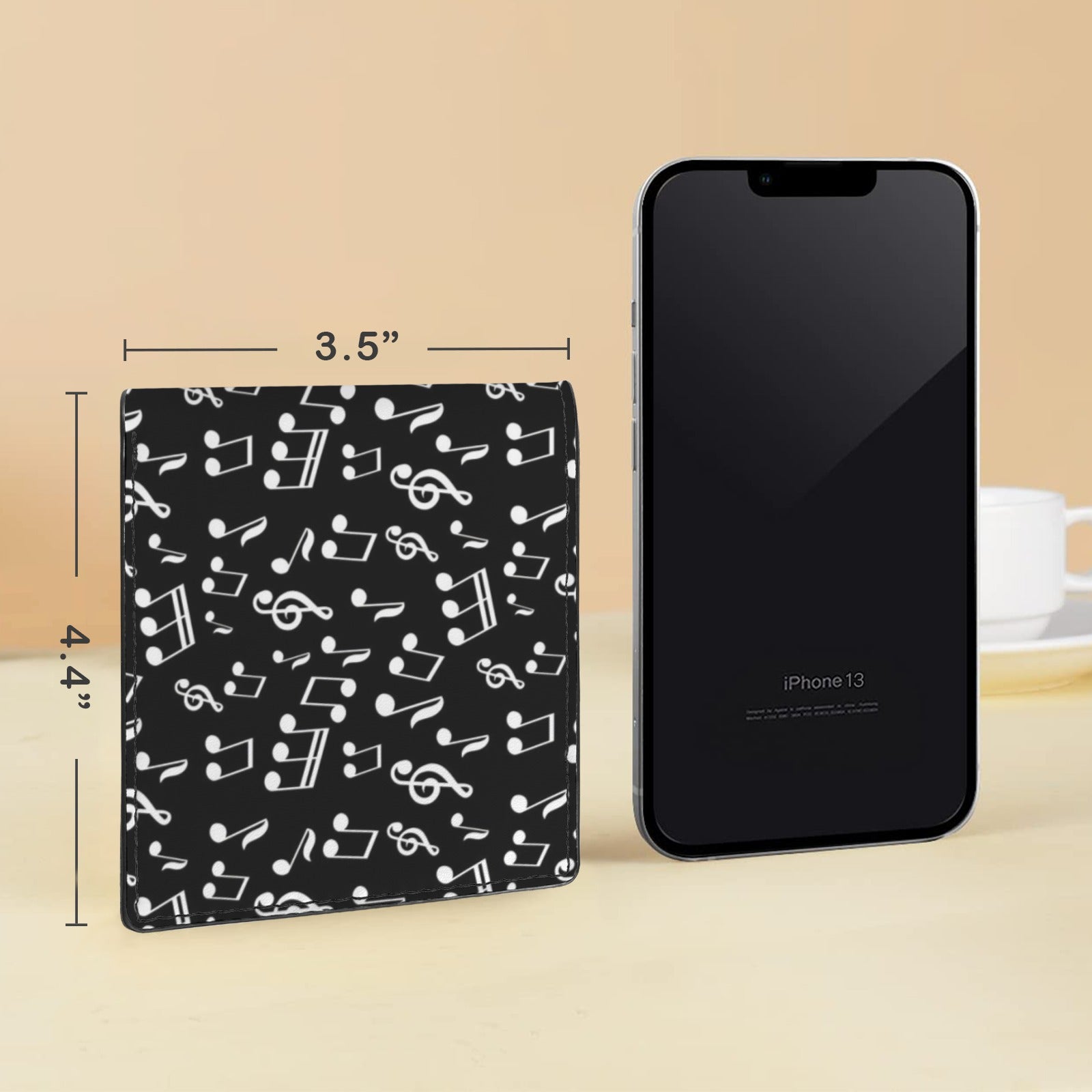 Classical Music Men's Bifold Wallet (Photo Slot)