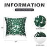 Green Music Christmas Peach Skin Pillowcase Set