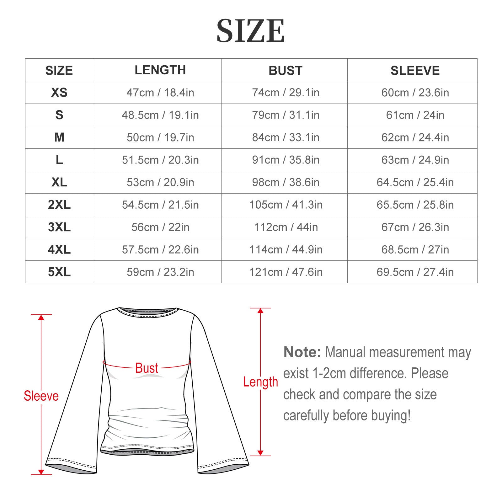 Classic Piano Women’s Flare Sleeve Top