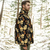 Guitar Print Unisex Down Jacket