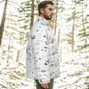 Simple Music Print Unisex Down Jacket