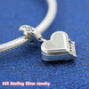 Grand Piano Heart Dangle Charm