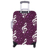 Purple Music Luggage Cover (26"-28")